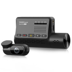 A139 2CH Dash Cam Front 2K 1440P+ Rear 1080P 5GHz Dual Band GPS 