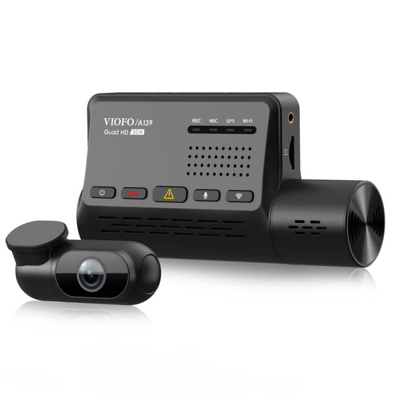 A139 2CH Dash Cam Front 2K 1440P+ Rear 1080P 5GHz Dual Band GPS QHD+FHD+FHD  Recording Sony STARVIS Image Sensor Super Slim Coa