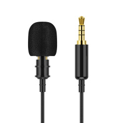 Universal Professional Lavalier Microphone Omnidirectional Mic for  Smartphone, PC, Laptop, Camera, DSLR, Audio Recorder