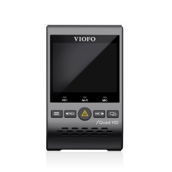 VIOFO A129 Plus Duo Dual WiFi WLAN Dashcam, GPS Modul 2K 1440P 60fps +  1080P Vorne Hinten Auto Kamera, APP Handyüberwachung Autokamera