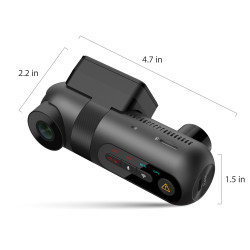 T130 3CH  New Arrival​ 2K Front + FHD Inside + FHD Rear Rotatable Interior  Camera Sony Image Sensor Superior IR Night Vision Bu