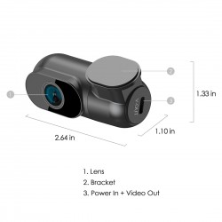 T130 3CH  New Arrival​ 2K Front + FHD Inside + FHD Rear Rotatable Interior  Camera Sony Image Sensor Superior IR Night Vision Bu
