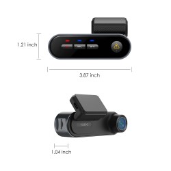 VIOFO WM1 2K Quad HD 1440p 30FPS Smaller WiFi GPS Dashcam with Sony Starvis IMX335 Sensor