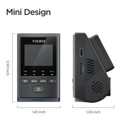 Viofo A119 Mini 1440p Dash Camera with WiFi and GPS – Capture Your Action