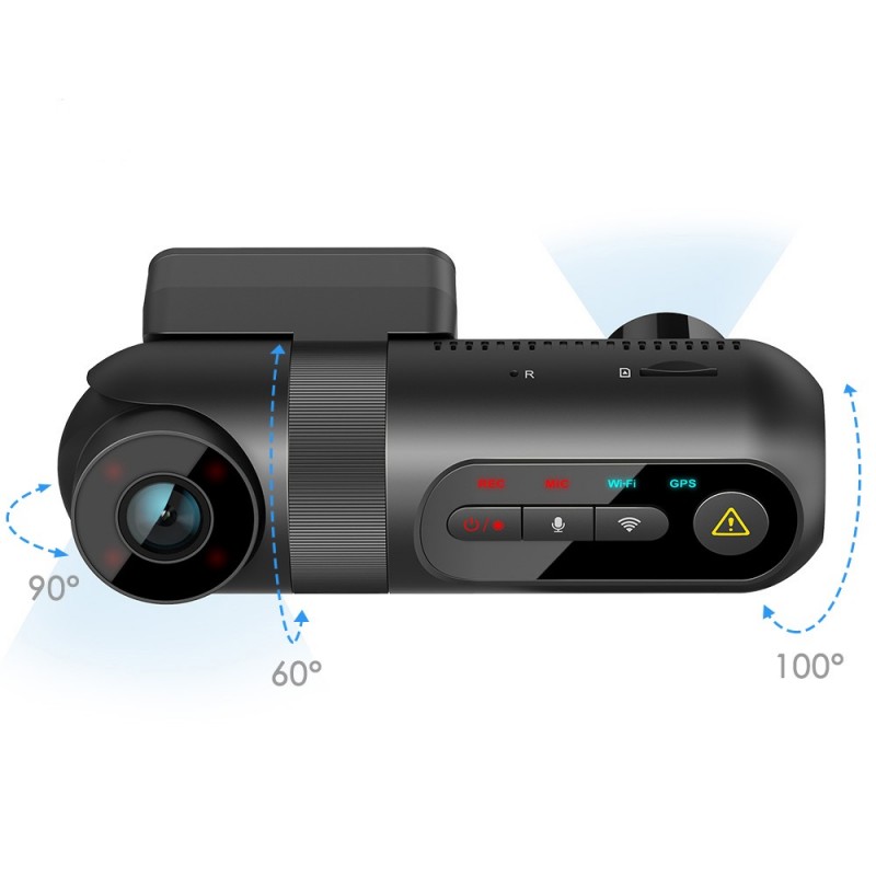 Blueskysea B1W WiFi Mini Dash Cam Car Camera (No Battery, No screen) 