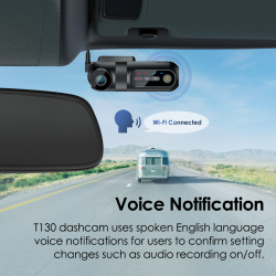 Viofo T130 2CH Taxi QuadHD Wifi GPS dashcam - Dashcamdeal