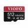 VIOFO 512GB Industrial Grade microSD Card, U3 A2 V30 High Speed Memory Card with Adapter, Support Ul