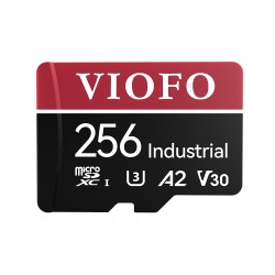 VIOFO 256GB Industrial Grade microSD Card, U3 A2 V30 High Speed Memory Card with Adapter, Support Ul