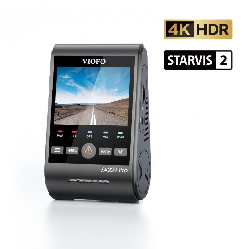 Viofo A229 PRO 1CH - Флагман 2024: 4K HDR, режим парковки, Sony STARVIS 2 IMX678
