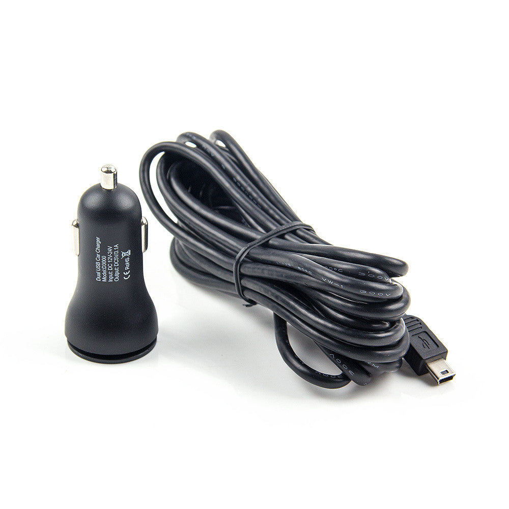 D3000 Dual USB Car Charger for A129 Pro / A129 Pro Duo and A129 Plus / A129 Plus Duo