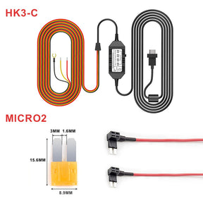 VIOFO HK3-C Type-C Hardwire Kit for A139/A139 PRO 1CH/2CH/3CH Dash Camera