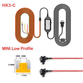 VIOFO HK3-C Type-C Hardwire Kit for A139/A139 PRO 1CH/2CH/3CH Dash Camera