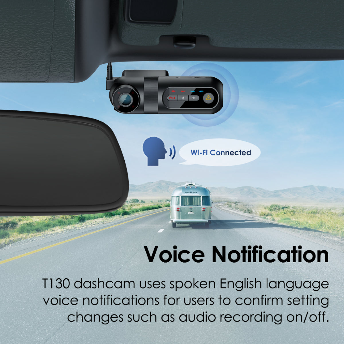 T130 3CH 3 Channel Dash Cam Front 1440P + Interior 1080P + Rear 1080P for Lyft Taxi Ridesharing Drivers