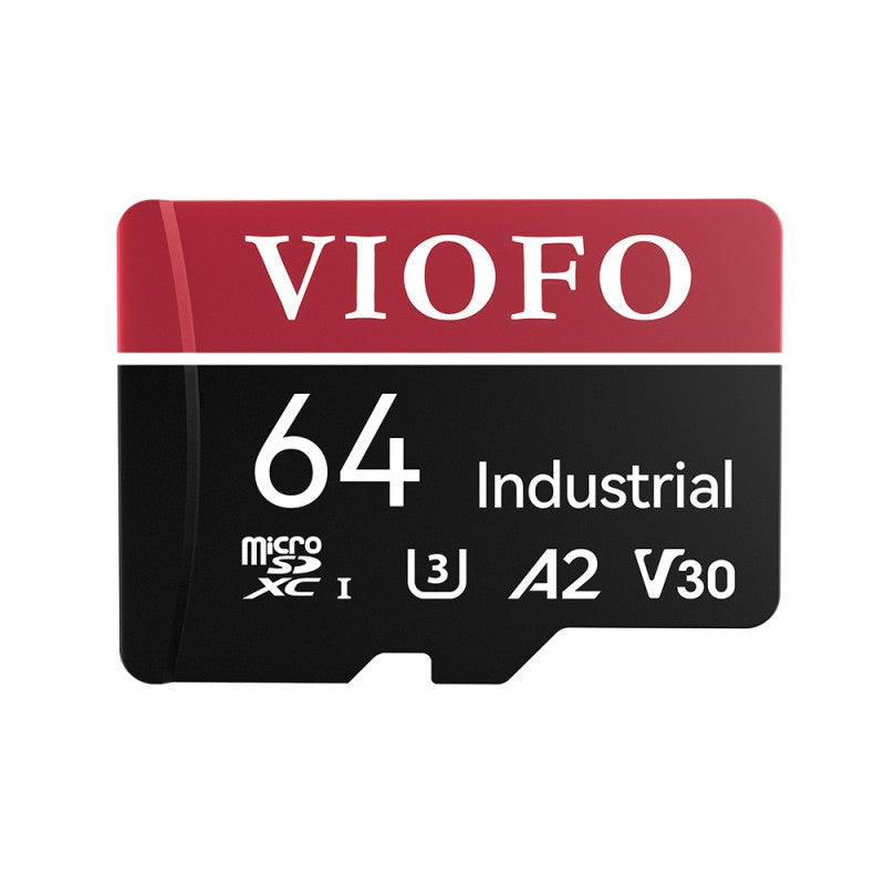 VIOFO Industrial Grade microSD Card, U3 A2 V30 High Speed Memory Card with Adapter,  64GB / 128GB / 256GB  / 512GB Optional