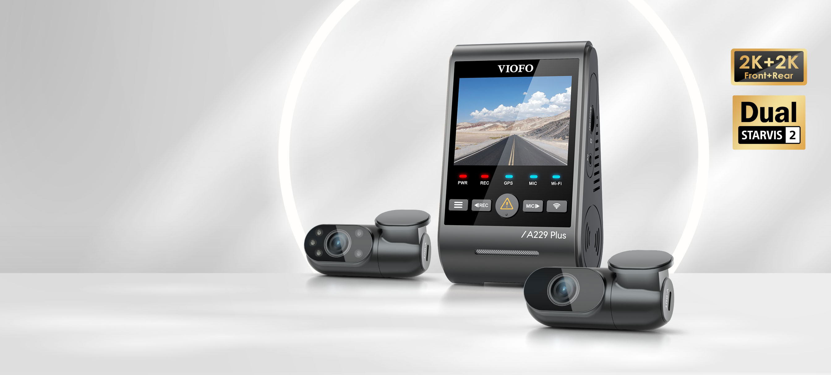 Shop VIOFO A229 3CH PRO  4K+2K+1080P 3CH Smart Dashcam